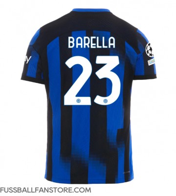 Inter Milan Nicolo Barella #23 Replik Heimtrikot 2023-24 Kurzarm